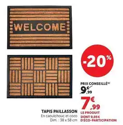 Hyper U Dim - tapis paillasson offre