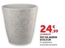 Hyper U Pot de jardin 33.5 cm offre