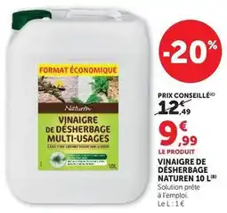 Hyper U Naturen - vinaigre de désherbage offre