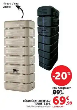 Hyper U Récupérateur d'eau offre