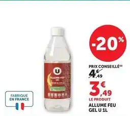 Hyper U U - allume feu gel offre