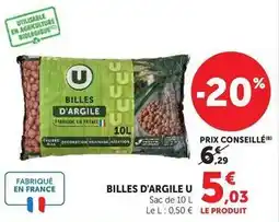 Hyper U U - billes d'argile offre
