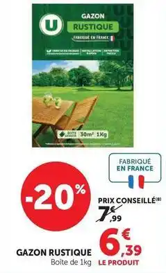 Hyper U Gazon rustique offre
