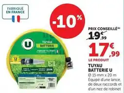 Hyper U U - tuyau batterie offre