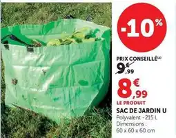 Hyper U U - sac de jardin offre