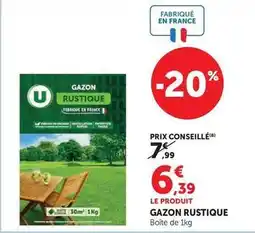 Super U Gazon rustique offre