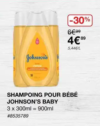 Costco Shampoing Pour Bébé Johnson's Baby offre