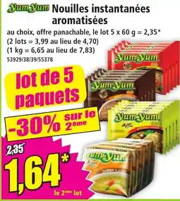 Norma YumYum Nouilles instantanées aromatisées offre