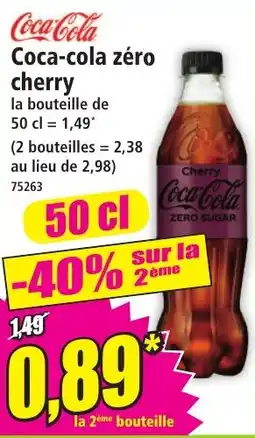 Norma Coca-Cola Coca-cola zéro cherry offre