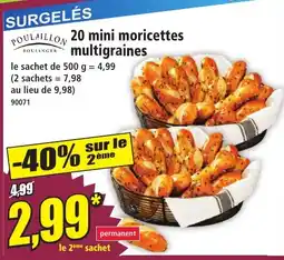 Norma POULAILLON 20 mini moricettes multigraines offre