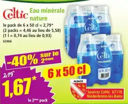 Norma Celtic Eau minérale nature offre