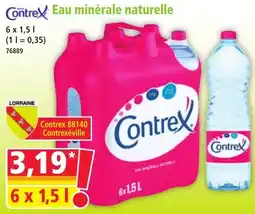 Norma Contrex Eau minérale naturelle offre