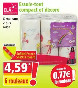 Norma ELA Essuie-tout compact et décoré offre