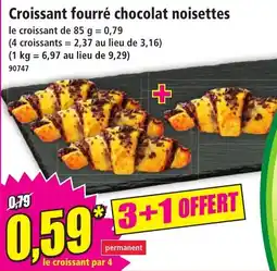 Norma Croissant fourré chocolat noisettes offre