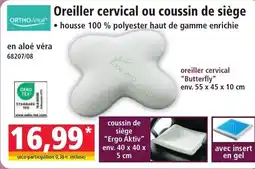 Norma ORTHO-Vital Oreiller cervical ou coussin de siège offre