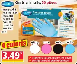 Norma multiTEC Gants en nitrile offre