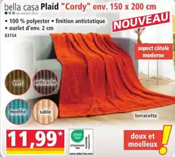 Norma bella casa Plaid "Cordy" offre