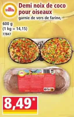 Norma friends Demi noix de coco pour oiseaux offre