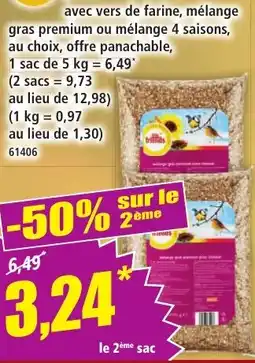 Norma Briffas avec vers de farine offre