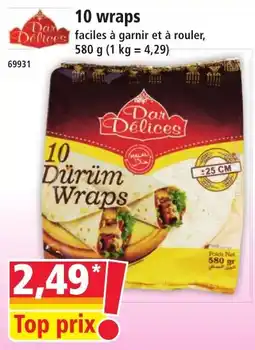 Norma Dar Délices Durüm Wraps offre