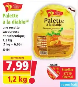 Norma Les Régions + Table Palette à la diable offre