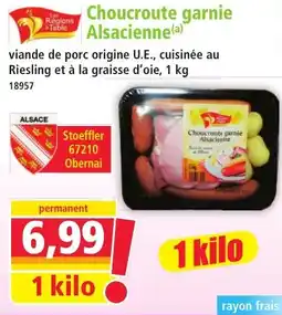 Norma Stoefller Choucroute garnie Alsacienne offre