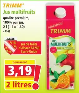 Norma TRIMM Jus multifruits offre