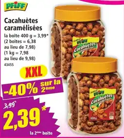 Norma Priff Cacahuètes caramélisées offre