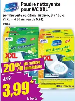 Norma Saubermax Poudre nettoyante pour WC XXL offre