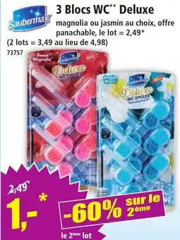 Norma Saubermax 3 Blocs WC Deluxe offre