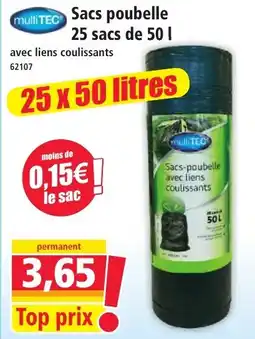 Norma multiTEC Sacs poubelle offre