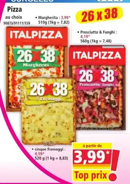 Norma ITALPIZZA Pizza offre