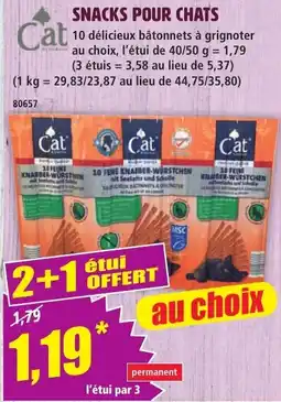 Norma Cat Snacks pour chats offre