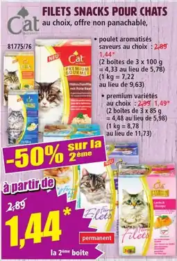 Norma Cat Filets Snacks pour chats offre