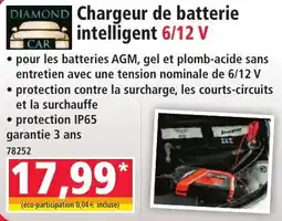 Norma DIAMOND CAR Chargeur de batterie intelligent 6/12 V offre