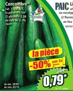 Norma Concombre offre