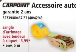 Norma CARPOINT sangle d'arrimage avec tendeur à cliquet offre