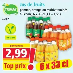 Norma TRIMM Jus de fruits offre