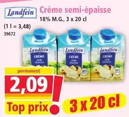 Norma Landfein Crème semi-épaisse offre