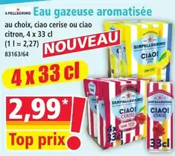 Norma S.PELLEGRINO Eau gazeuse aromatisée offre