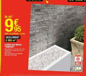 Brico Dépôt Carrelage murale amboise offre