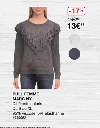 Costco Pull Femme Marc Ny offre