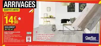 Brico Dépôt Lames pvc rigides a clipser senso 20 lock offre