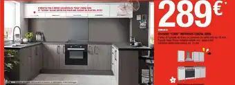 Brico Dépôt Cuisine chia imitation Chêne gris offre