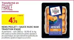 Intermarché Traditions d'ASIE Nems Poulet offre