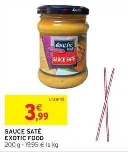 Intermarché Exotic Food Sauce Saté offre