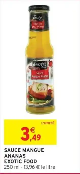 EXOTIC FOOD Sauce Mangue Ananas