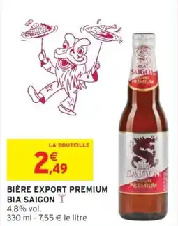 Intermarché BIA SAIGON BIÈRE EXPORT PREMIUM offre