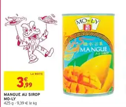 Intermarché MO-LY MANGUE AU SIROP offre