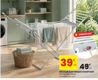 SÉCHOIR ÉLECTRIQUE CHAUFFANT